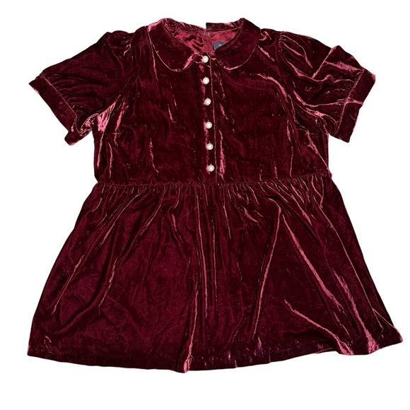 Modcloth Rich Burgundy Dress size 26W - Picture 1 of 7